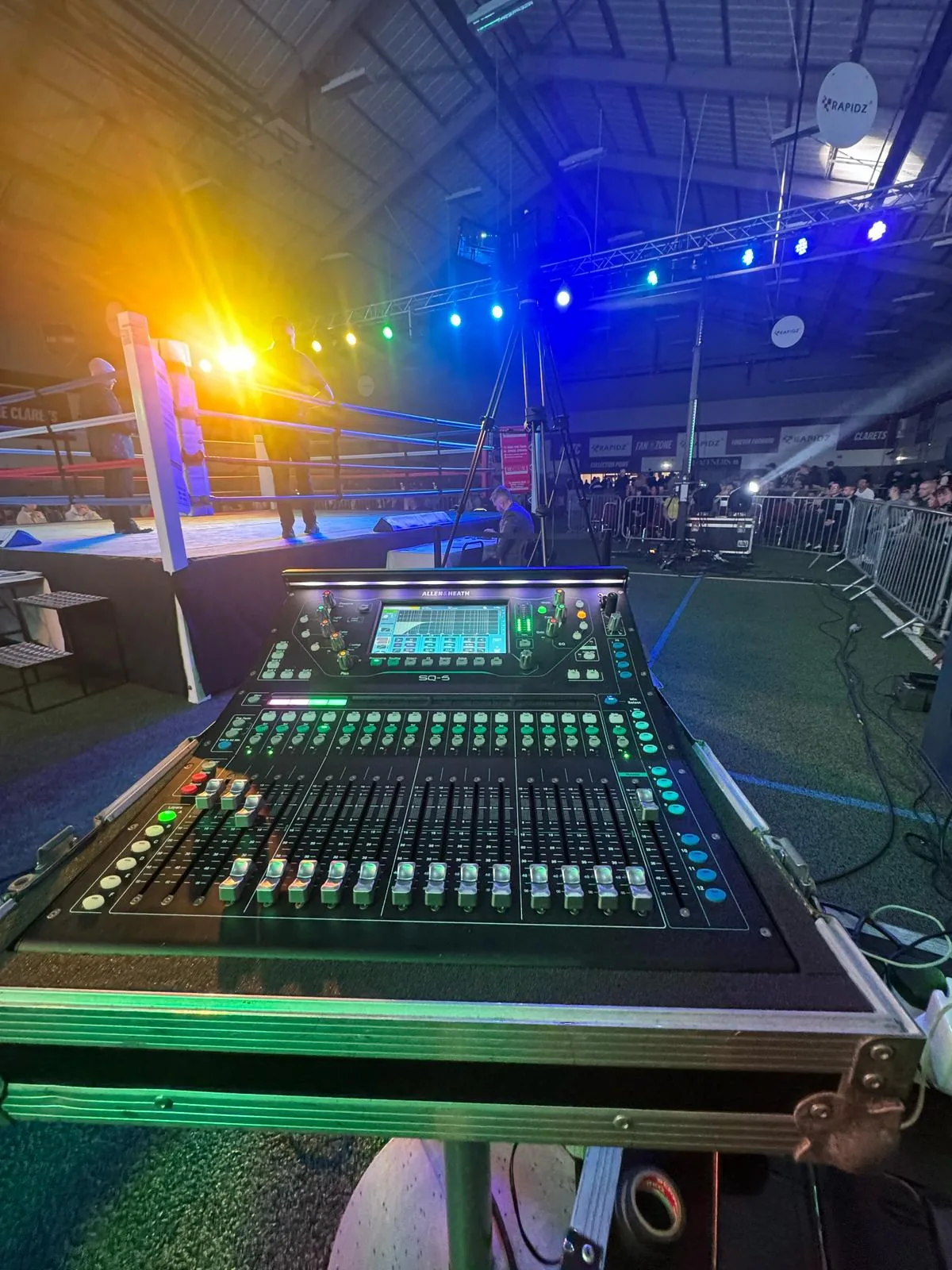 Ringside camera coverage