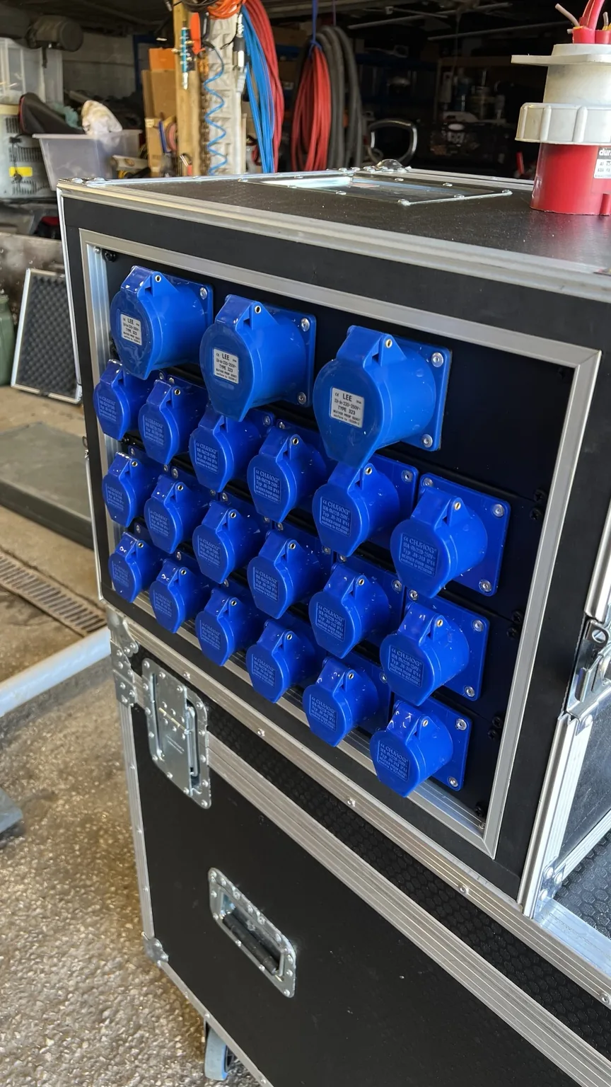 Temporary power distribution
