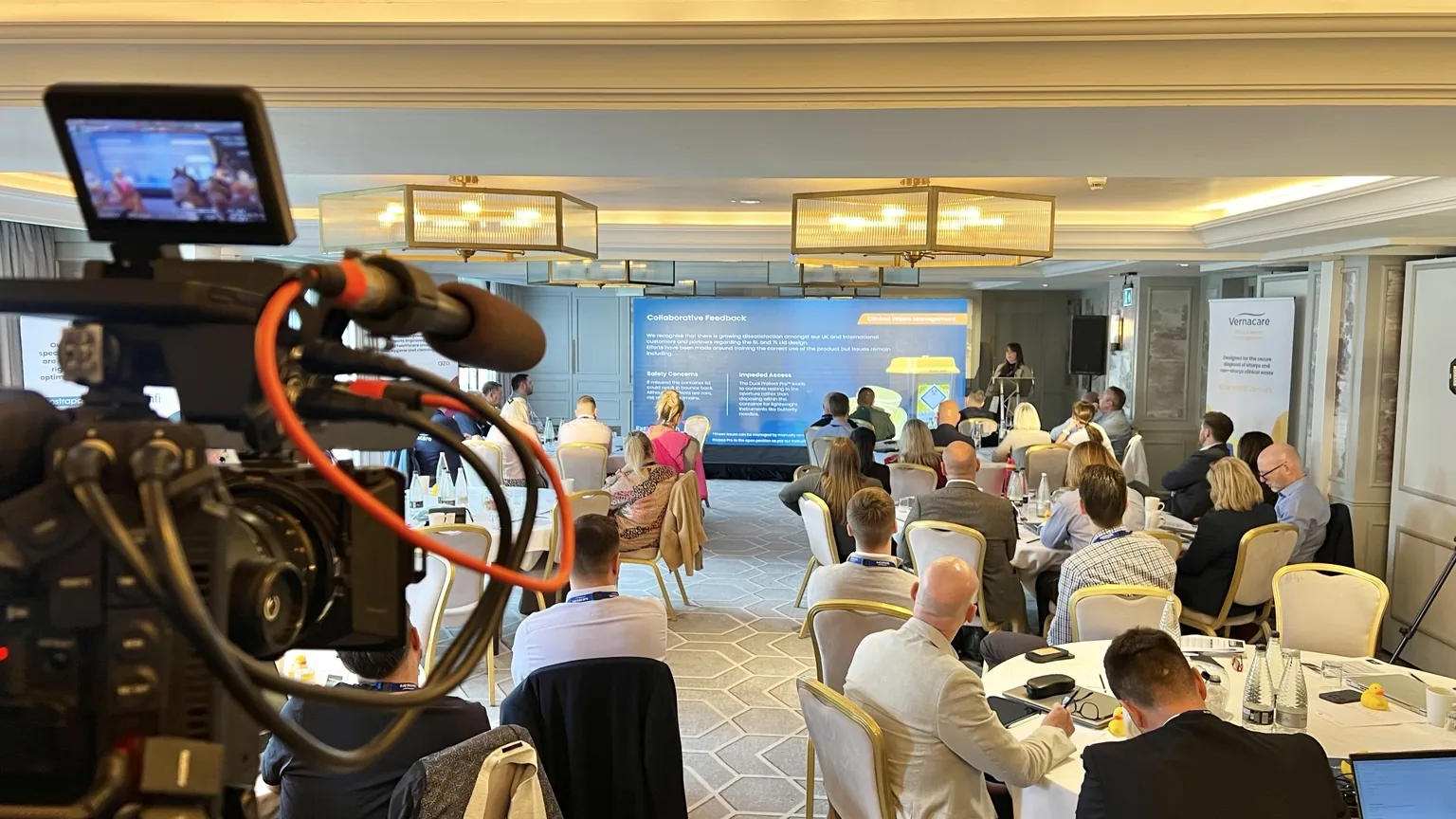 Corporate conference filming and LED video production